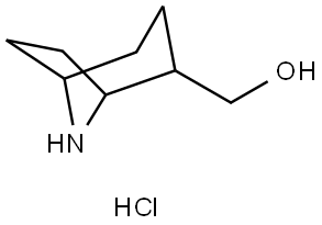 (8-Azabicyclo[3.2.1]octan-2-yl)methanol hydrochloride Struktur