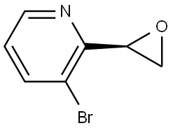 3-Bromo-2-(2R)-2-oxiranylpyridine Struktur