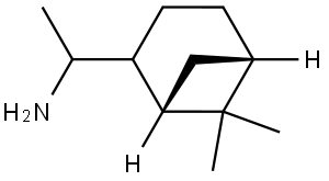 (1S,5S)-α,6,6-Trimethylbicyclo[3.1.1]heptane-2-methanamine Struktur