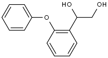 1,2-Ethanediol, 1-(2-phenoxyphenyl)- Structure