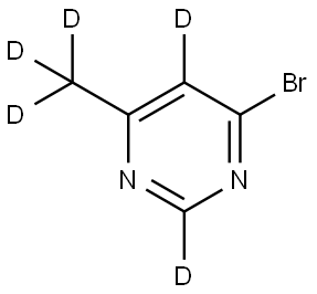 4-bromo-6-(methyl-d3)pyrimidine-2,5-d2|
