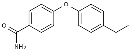 4-(4-ethylphenoxy)benzamide Struktur