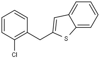2-(2-chlorobenzyl)benzo[b]thiophene Structure