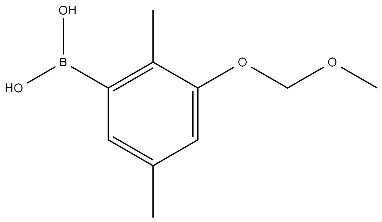 (3-(methoxymethoxy)-2,5-dimethylphenyl)boronic acid Structure