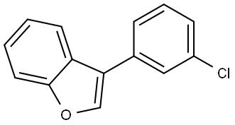 3-(3-氯苯基)苯并呋喃,2247155-27-5,结构式