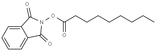 1,3-二氧代-2,3-二氢-1H-异吲哚-2-壬酸酯 结构式