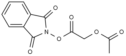 1,3-dioxo-2,3-dihydro-1H-isoindol-2-yl 2-(acetyloxy)acetate Structure