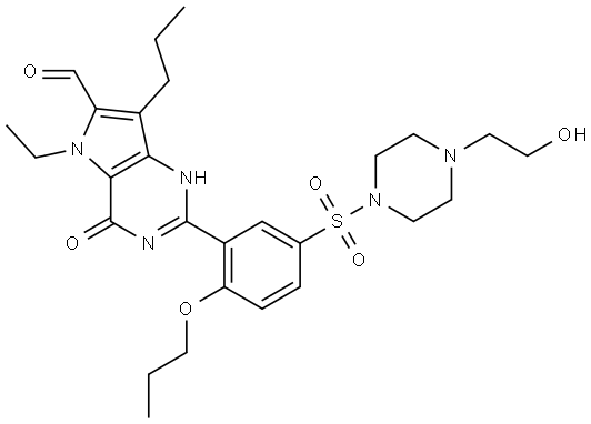 Mirodenafil Impurity 6 Struktur