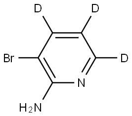 3-bromopyridin-4,5,6-d3-2-amine Struktur