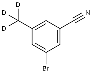 3-bromo-5-(methyl-d3)benzonitrile|