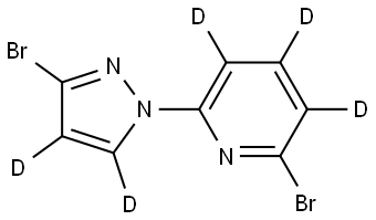 2256742-78-4 2-bromo-6-(3-bromo-1H-pyrazol-1-yl-4,5-d2)pyridine-3,4,5-d3