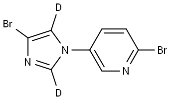 2-bromo-5-(4-bromo-1H-imidazol-1-yl-2,5-d2)pyridine|