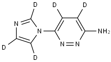 6-(1H-imidazol-1-yl-d3)pyridazin-4,5-d2-3-amine|