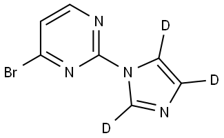 4-bromo-2-(1H-imidazol-1-yl-d3)pyrimidine|