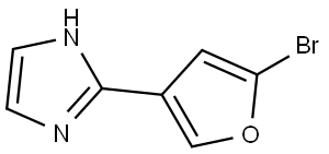 2-(5-bromofuran-3-yl)-1H-imidazole|