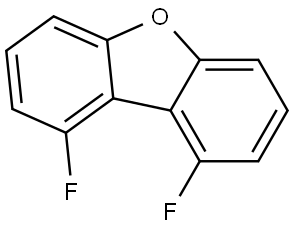 1.9-difluorodibenzo[b,d]furan 结构式