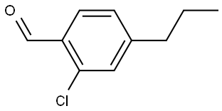 2-Chloro-4-propylbenzaldehyde 结构式