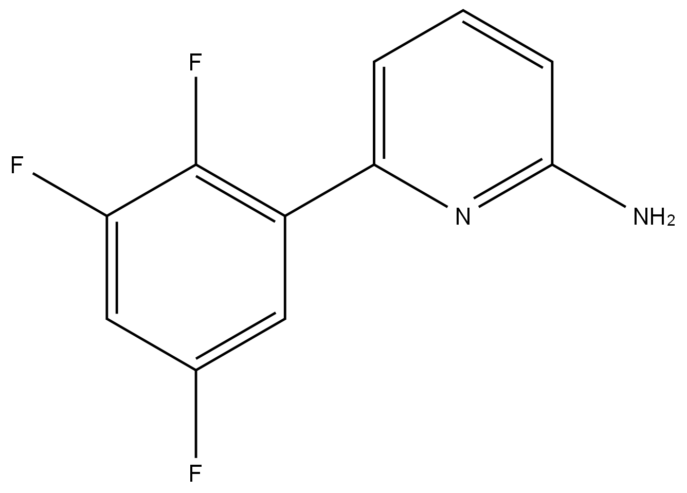 6-(2,3,5-Trifluorophenyl)-2-pyridinamine,2282640-19-9,结构式