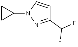 2283970-02-3 1-环丙基-3-(二氟甲基)-1H吡唑