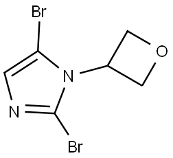 2,5-dibromo-1-(oxetan-3-yl)-1H-imidazole|