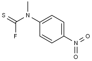 N-Methyl-N-(4-nitrophenyl)carbamothioic fluoride,2296715-86-9,结构式