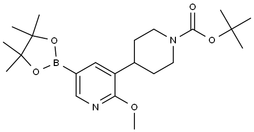 2304817-43-2 tert-butyl 4-(2-methoxy-5-(4,4,5,5-tetramethyl-1,3,2-dioxaborolan-2-yl)pyridin-3-yl)piperidine-1-carboxylate
