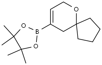 4,4,5,5-Tetramethyl-2-(6-oxaspiro[4.5]dec-8-en-9-yl)-1,3,2-dioxaborolane Structure