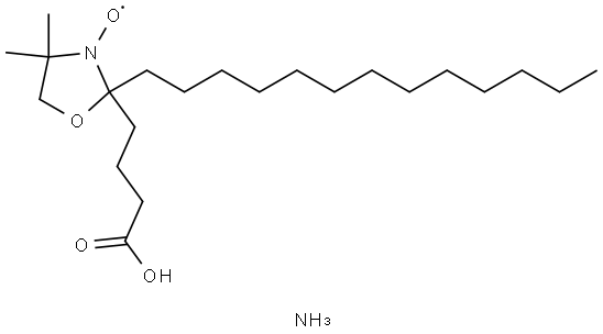 5-DOXYL STEARIC ACID, AMMONIUM SALT Struktur