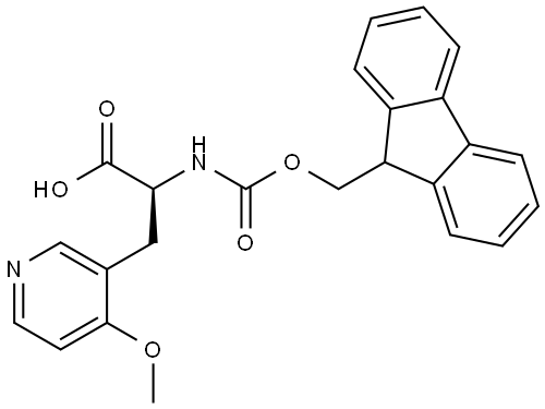 Fmoc-3-(4-methoxy-3-pyridyl)-L-alanine Struktur