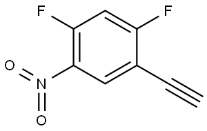1-Ethynyl-2,4-difluoro-5-nitrobenzene Struktur