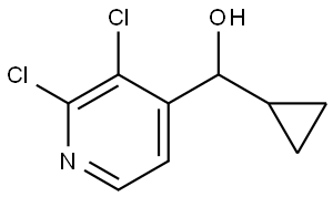 cyclopropyl(2,3-dichloropyridin-4-yl)methanol Structure
