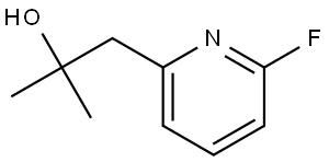 6-Fluoro-α,α-dimethyl-2-pyridineethanol Struktur