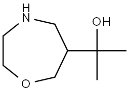 2-(1,4-oxazepan-6-yl)propan-2-ol Structure