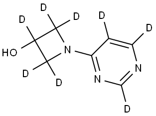 1-(pyrimidin-4-yl-d3)azetidin-2,2,3,4,4-d5-3-ol|