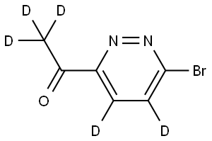 1-(6-bromopyridazin-3-yl-4,5-d2)ethan-1-one-2,2,2-d3|