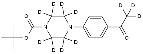 tert-butyl 4-(4-(acetyl-d3)phenyl)piperazine-1-carboxylate-2,2,3,3,5,5,6,6-d8|