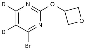 4-bromo-2-(oxetan-3-yloxy)pyrimidine-5,6-d2|