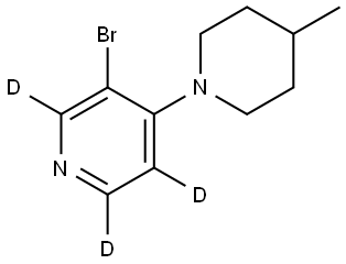 3-bromo-4-(4-methylpiperidin-1-yl)pyridine-2,5,6-d3|