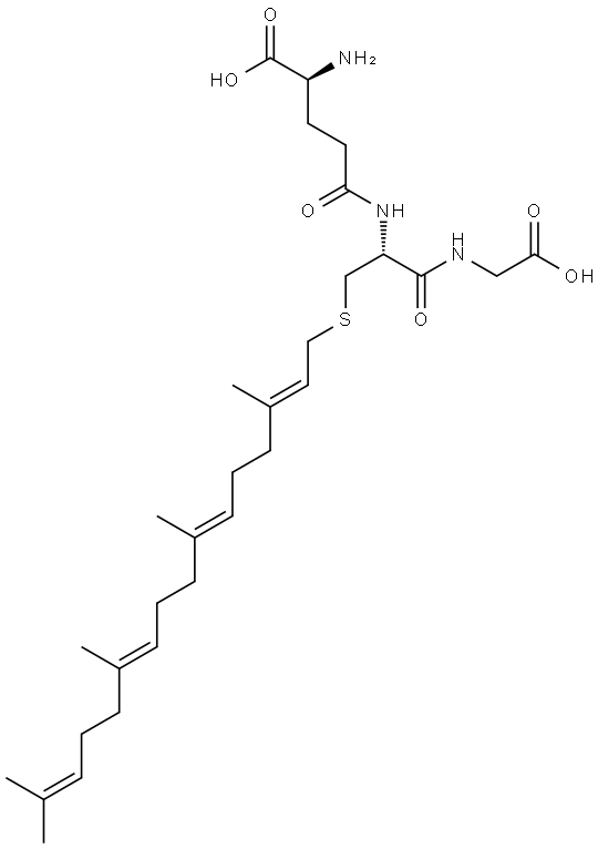 S-Geranylgeranyl-L-glutathione Struktur
