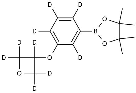 2368223-27-0 4,4,5,5-tetramethyl-2-(3-((oxetan-3-yl-d5)oxy)phenyl-2,4,5,6-d4)-1,3,2-dioxaborolane