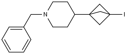 1-Benzyl-4-(3-iodobicyclo[1.1.1]pentan-1-yl)piperidine Structure