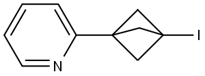 2-(3-Iodobicyclo[1.1.1]pentan-1-yl)pyridine 结构式