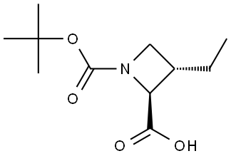 1-(1,1-Dimethylethyl) (2S,3S)-3-ethyl-1,2-azetidinedicarboxylate|