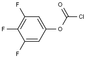 3,4,5-Trifluorophenyl Chloroformate Structure