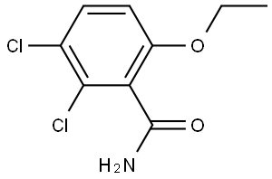 2,3-Dichloro-6-ethoxybenzamide Struktur