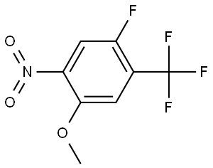 4-fluoro-2-nitro-5-(trifluoromethyl)anisole Structure