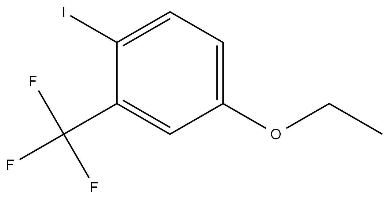 4-ethoxy-1-iodo-2-(trifluoromethyl)benzene,2383986-65-8,结构式