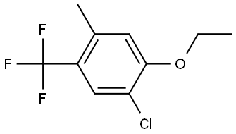 1-Chloro-2-ethoxy-4-methyl-5-(trifluoromethyl)benzene Structure