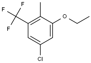 5-Chloro-1-ethoxy-2-methyl-3-(trifluoromethyl)benzene Structure