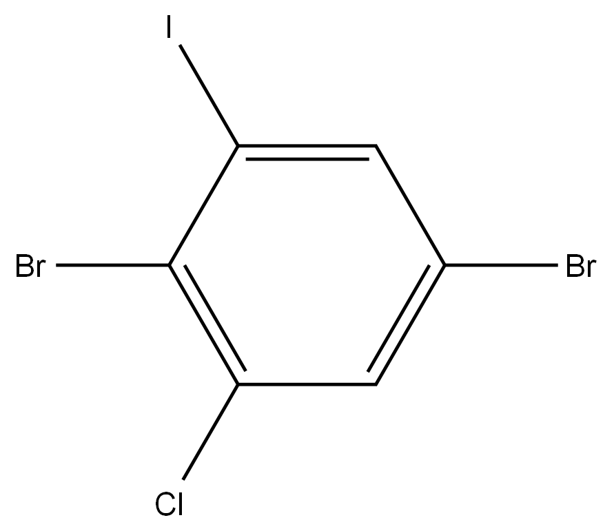 2,5-Dibromo-1-chloro-3-iodobenzene 结构式